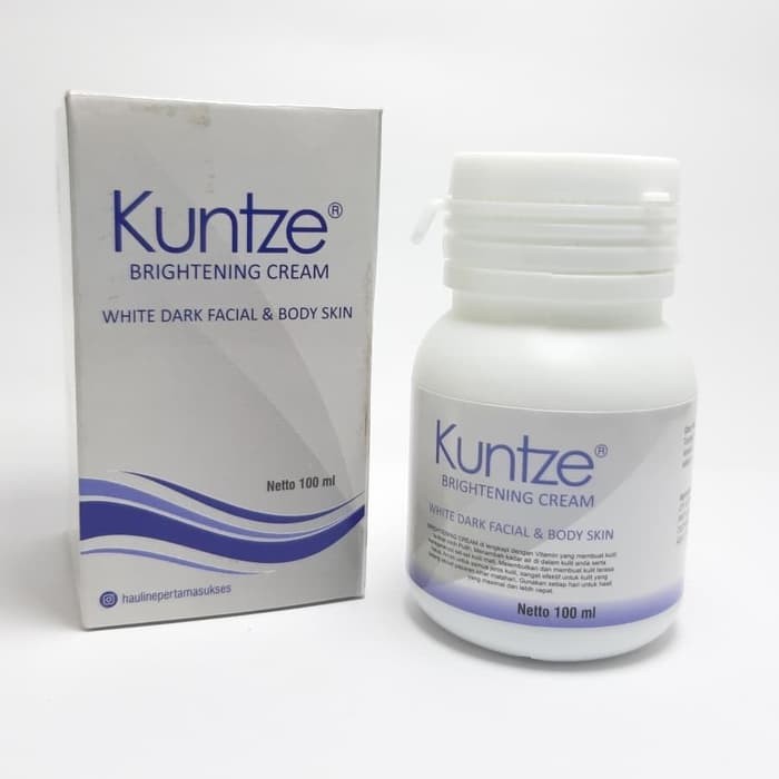 BPOM KUNTZE BRIGHTENING CREAM WITH DARK FACIAL &amp; BODY SKIN LOTION