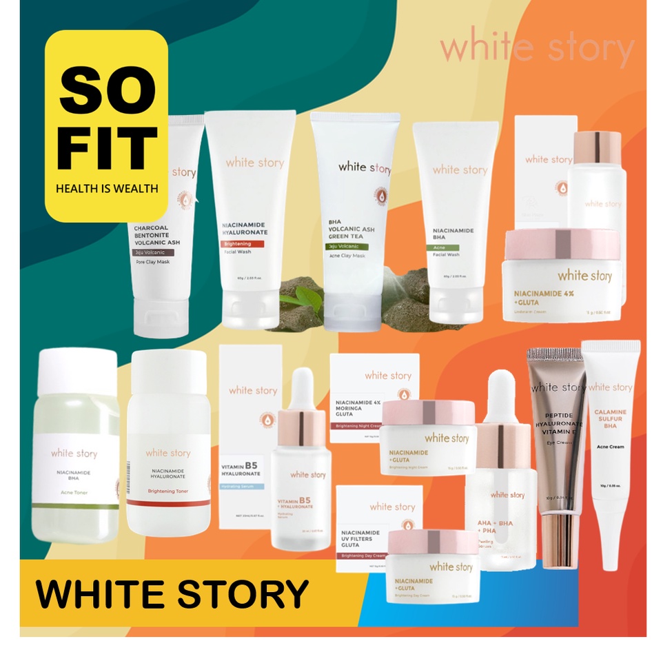 WHITE STORY SKIN CARE SERIES / PERAWATAN WAJAH / WHITESTORY