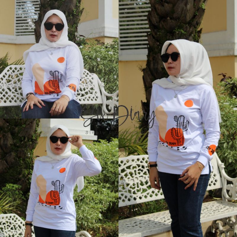 Kaos Wanita Lengan Panjang Original Six Diary