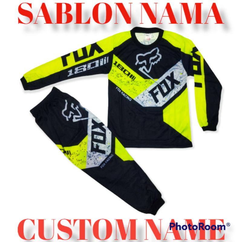 SETELAN JERSEY MOTOR CROSS, SETELAN BAJU ANAK MOTOR BALAP, SETELAN BAJU ANAK MOTOR TRAIL