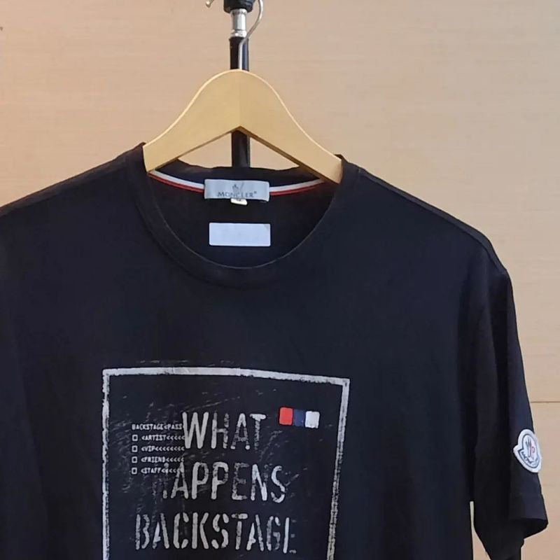 KAOS MONCLER DAN ARMANI SECOND ORIGINAL BRANDED