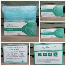 Masker 3 Ply Satu Box Isi 50 Pcs / Disposable Mask Earloop