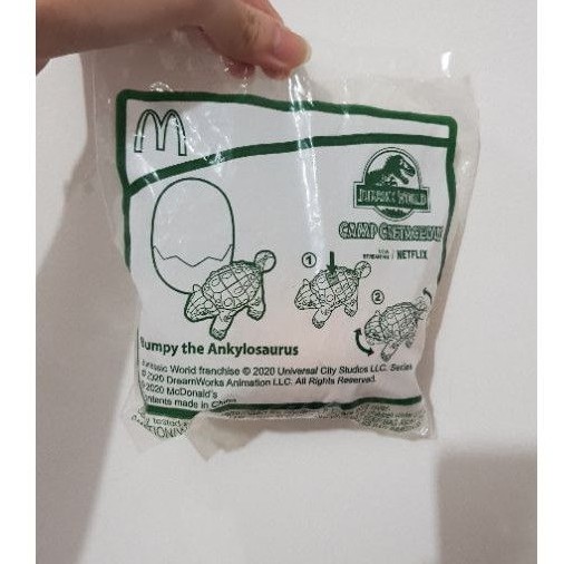 JURASSIC WORLD BUMPY THE ANKYLOSAURUS HAPPY MEAL MCD