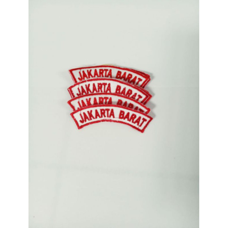 bordir tanda lokasi logo tanda lokasi