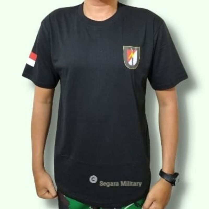 KAOS TNI RAIDER//KAOS TNI-AD//KAOS LENGAN PENDEK COMBED 30S