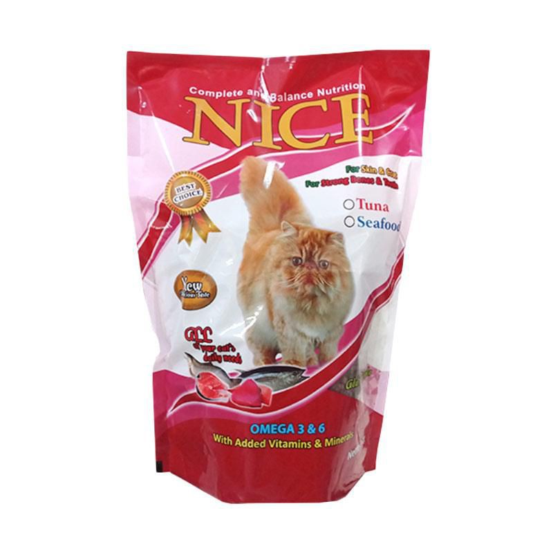 pakan kucing nice 1kg original