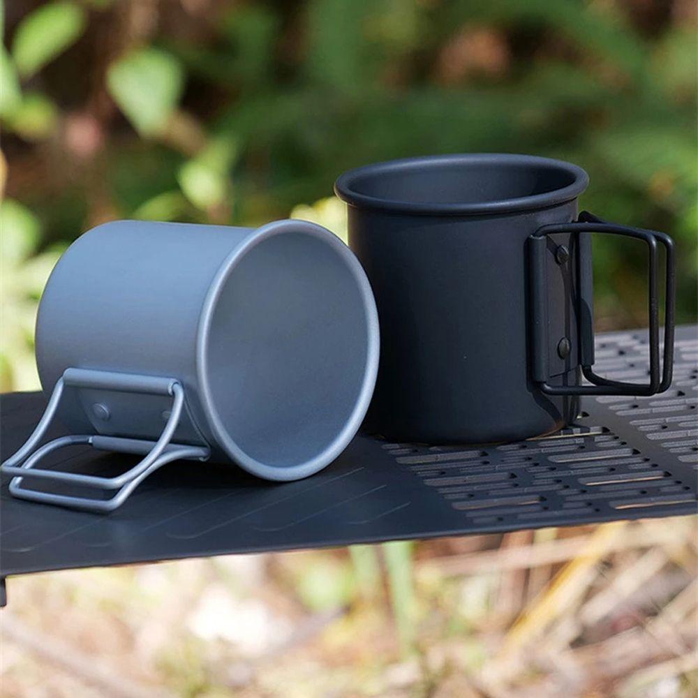 Lanfy Camping Cangkir Set Masak Minum Sendok Garpu Travel Cangkir Air Drink Cup Mug Wisata Peralatan Masak Travel Peralatan Makan Outdoor