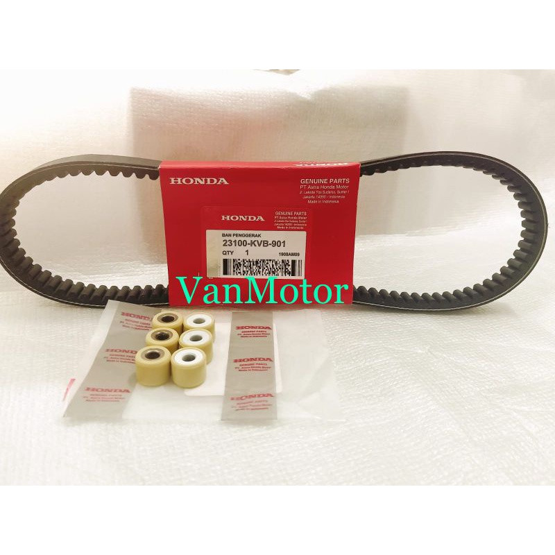 VANBELT VAN BELT SET ROLLER ROLER VARIO TECHO TEKNO VARIO 110 KARBU LAMA HONDA KVB