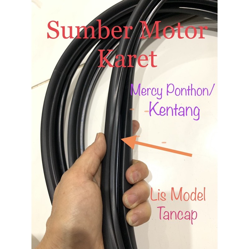 Karet Kaca Depan Mercy Ponton/Mercy Kentang