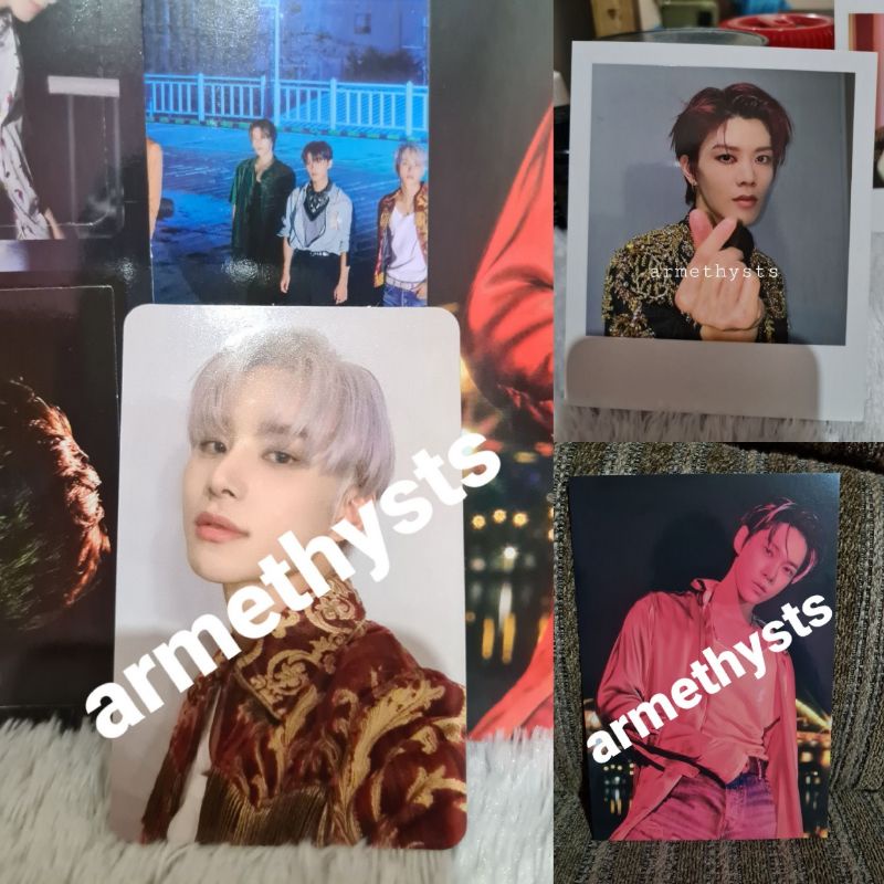 pc jungwoo postcard doyoung pola yuta nct 127 sticker favorite album