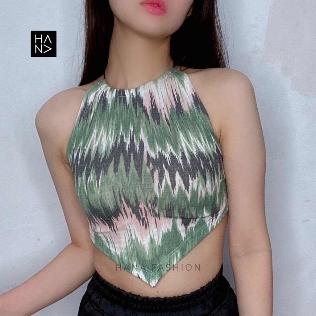 HanaFashion JKT - Clarita Sexy Back Crop Tank Top Wanita - TT106