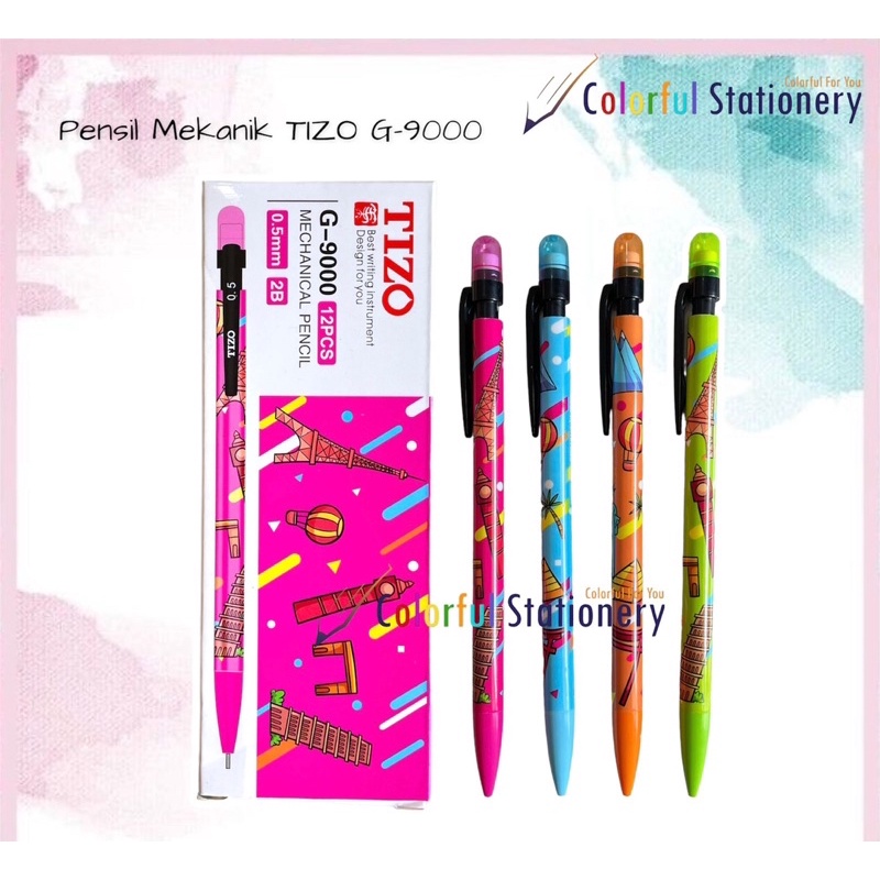 

Pensil Mekanik 2B 0.5 Tizo G-9000 (Pcs)