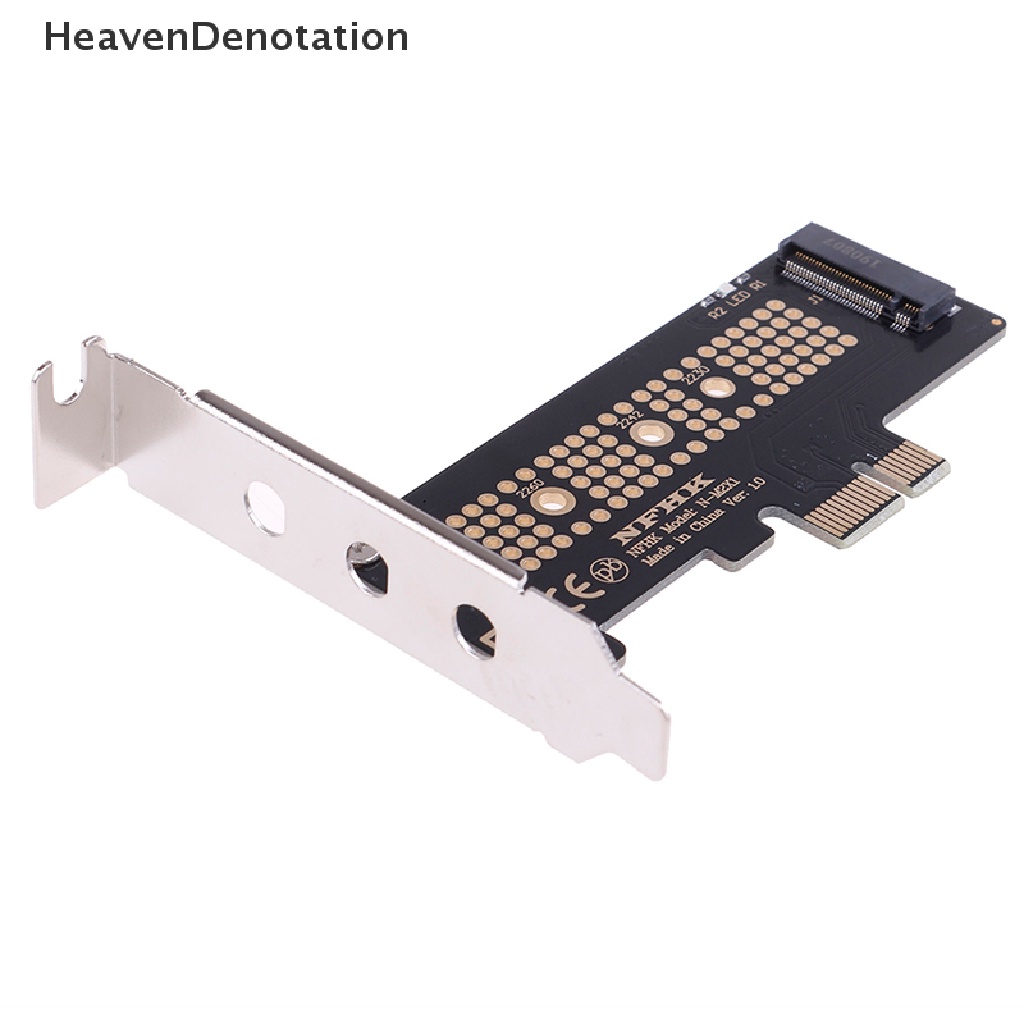 [HeavenDenotation] NVMe PCIe M.2 NGFF SSD to PCIe x1 adapter card PCIe x1 to M.2 card with bracket