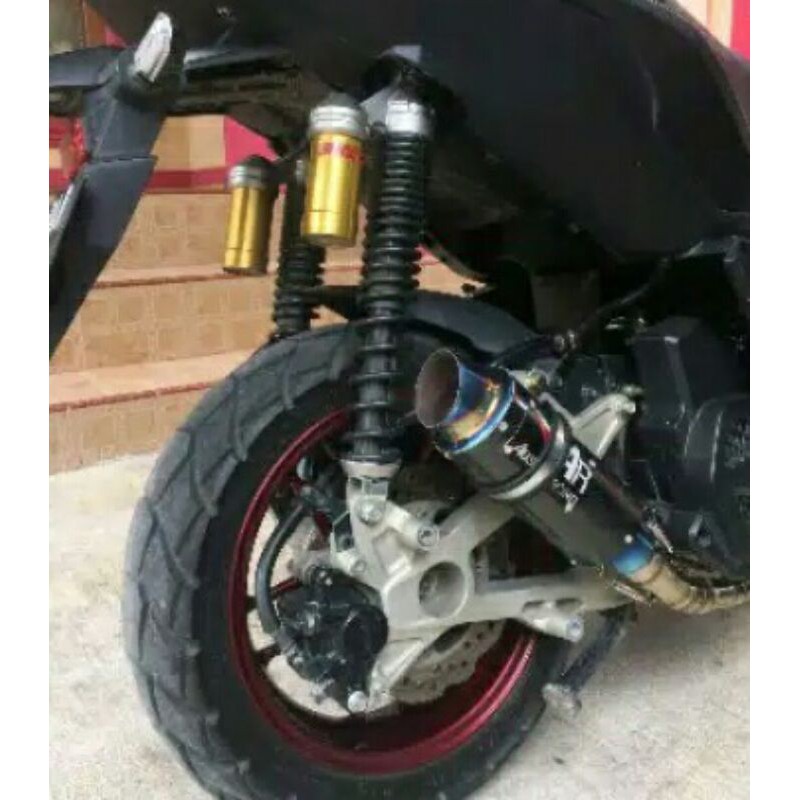 Knalpot Austin Racing Nmax Aerox Beat Vario 125 Vario 150 PCX 150 PCX 160 SCOOPY LEXY ADV Genio Mio M3 Mio J XMAX Knalpot AR jupiter vega supra 125-1