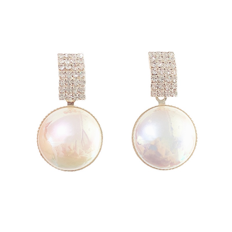 Gaya Korea elegan tinggi rasa telinga stud anting-anting Internet baru panas gaya trendi Mutiara pan