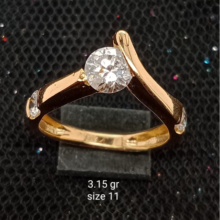 Cincin Emas 17K - 3.15 gr Kadar 750 - 1065