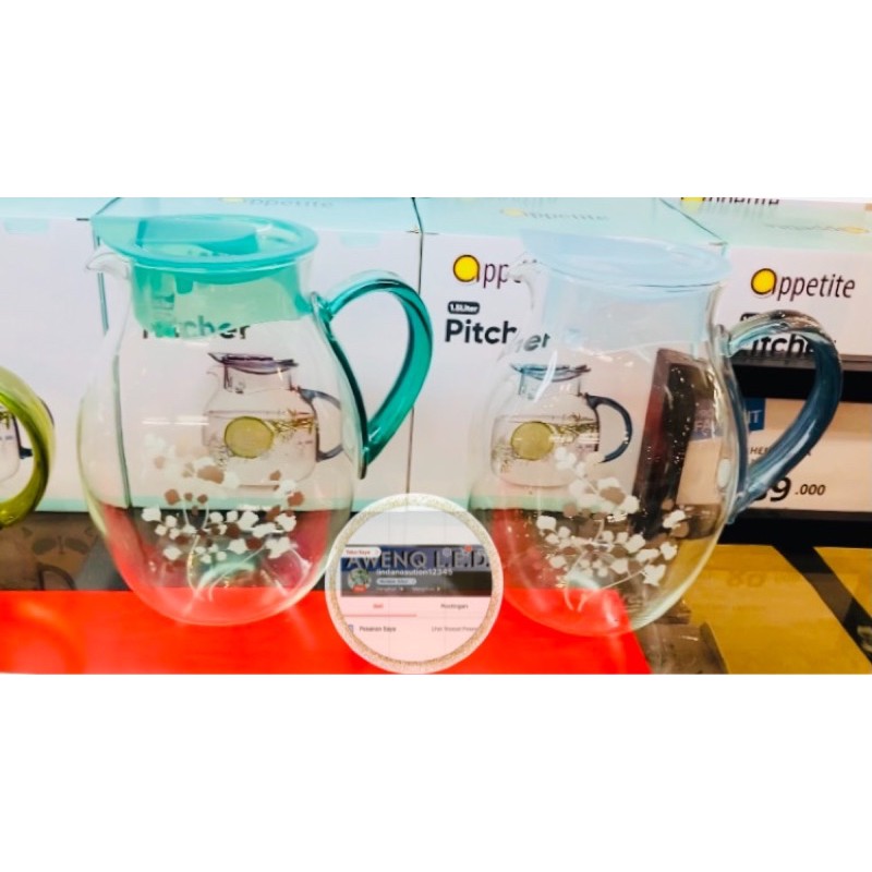 pitcher/teko unique warna warni/pitcher/teko minimalis/teko/pitcher mewah elegant/pitcher/teko murah