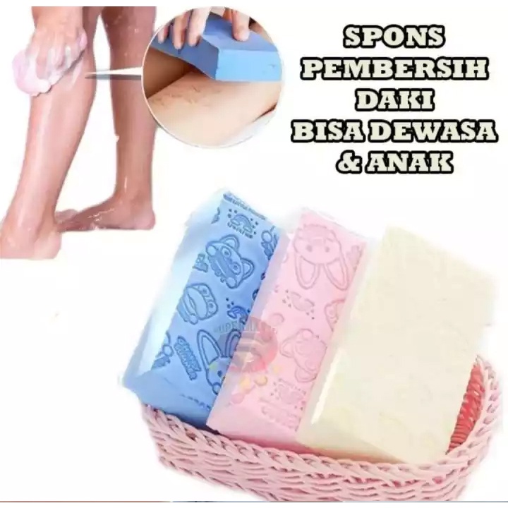 Spons Mandi Bayi Hingga Pengangkat Daki Dewasa Sponge Busa chn