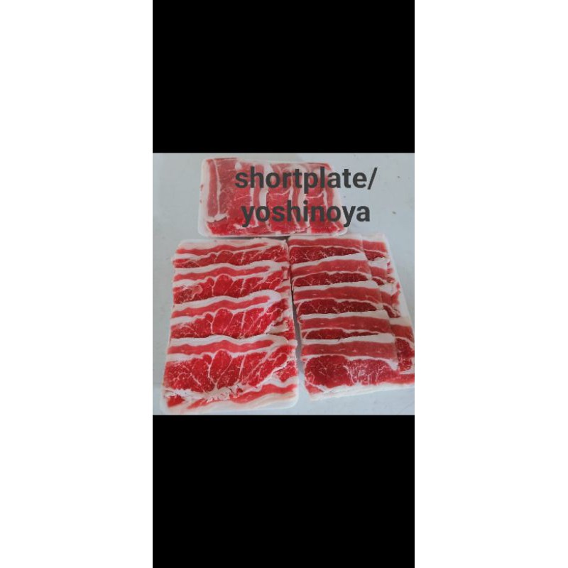 

shortplate / daging slice 500gram
