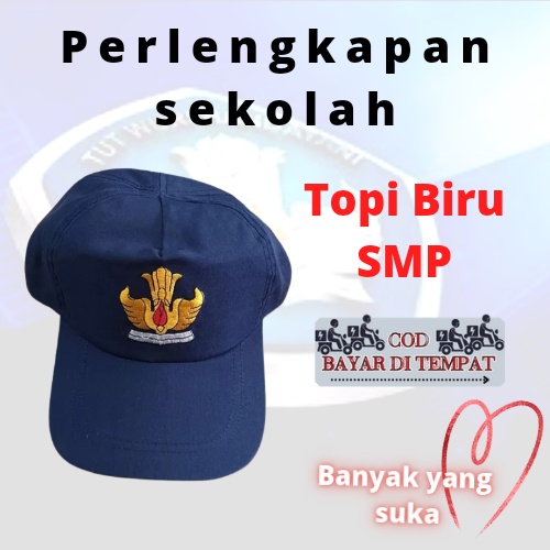 TOPI SEKOLAH SMP SD SMA LOGO TUT WURI HANDAYANI