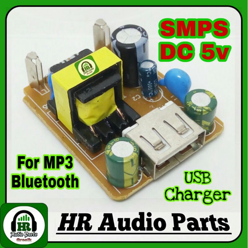 Smps Mini DC 5v USB Charger For MP3 Bluetooth Charger Baterai Littium