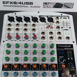 Mixer Audio Soundcraft EFX 8 4 USB 8 channel PUTIH