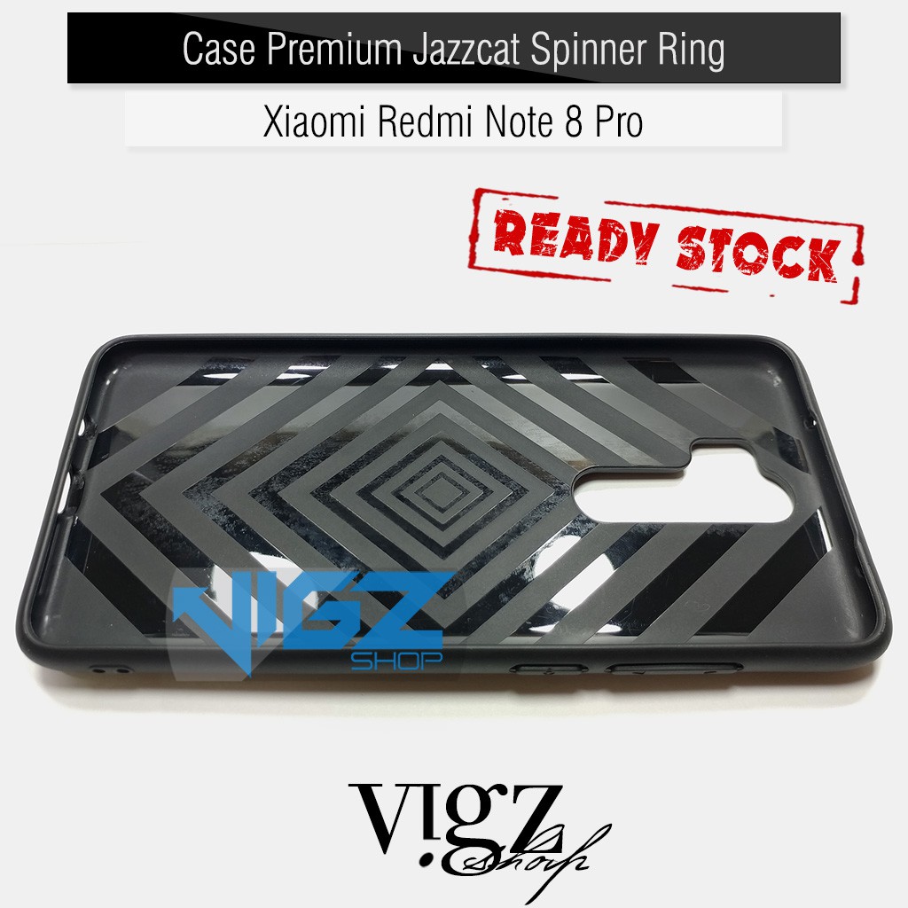 Xiaomi Redmi Note 8 Pro Case Premium Jazzcat Spinner Ring