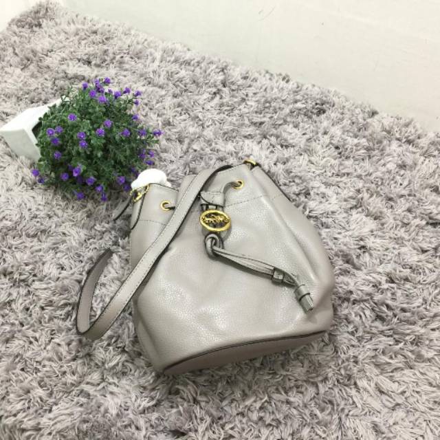 Coach Elle Drawstring In Pebbled Leather