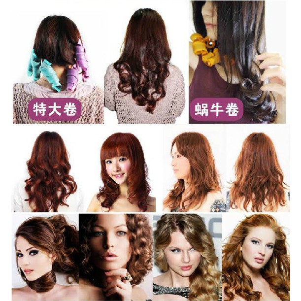 TBI MAGIC LEVERAG 18pcs - hair curler, rambut ikal temporary &amp; permanen Rollan Rambut