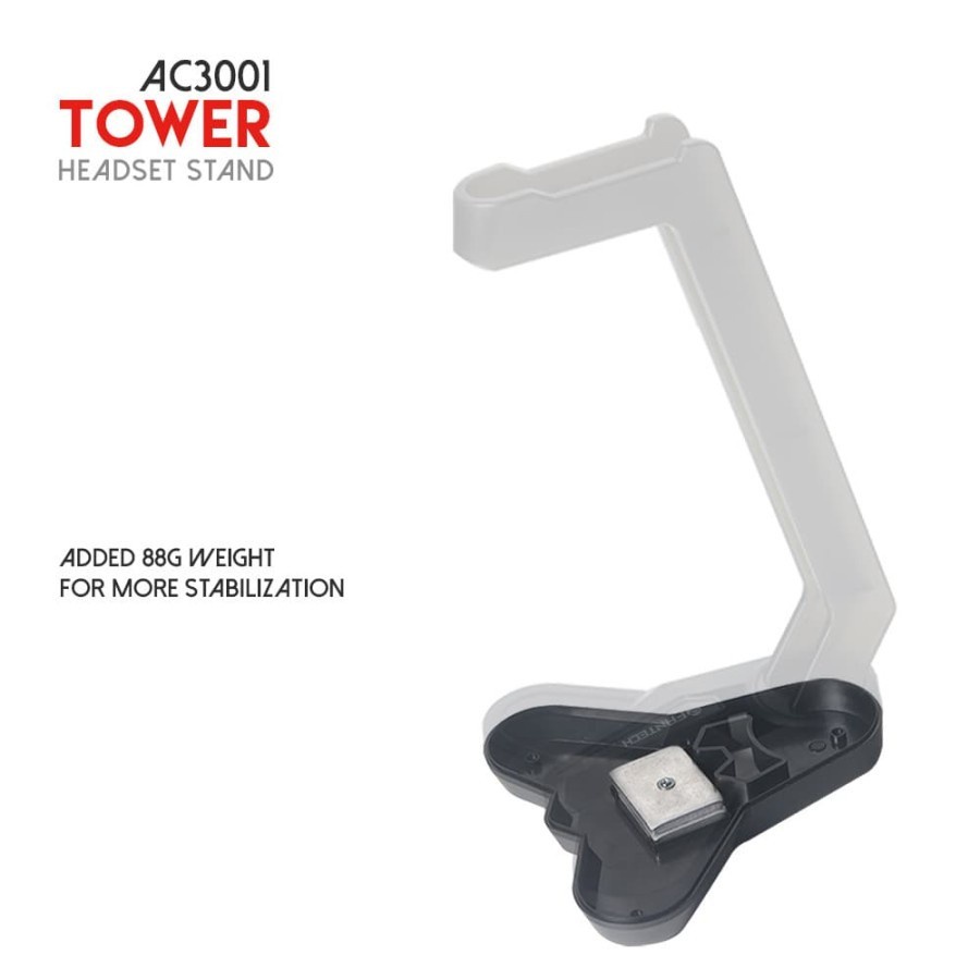 Fantech TOWER AC3001 Black Headset Stand