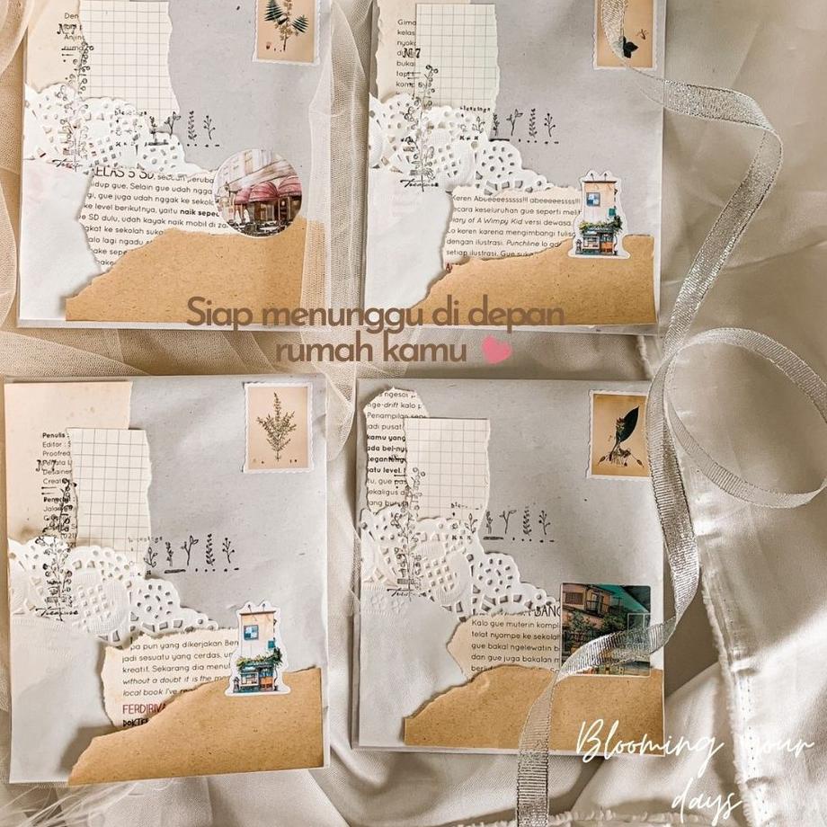 

[KODE PRODUK HIFLQ8742] Journal Kit Journaling Vintage Aesthetic Jurnal 40pcs