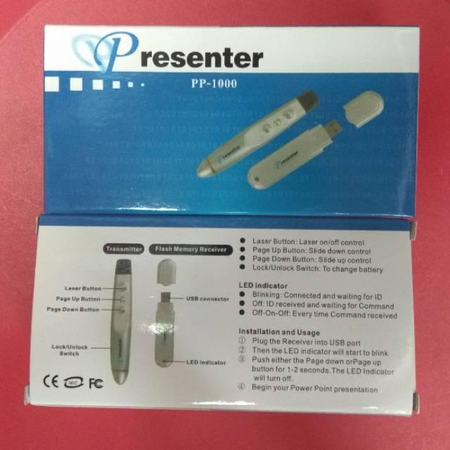 Laser Pointer PP1000 Alat Wireless Presentasi