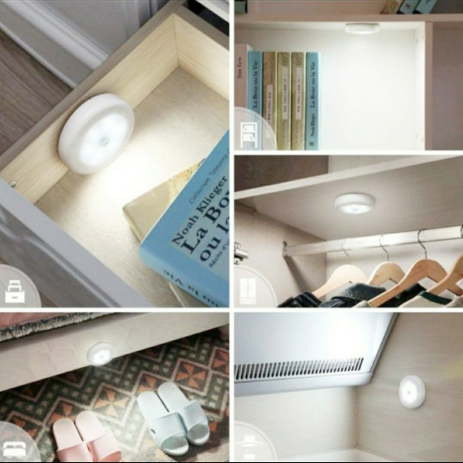 Lampu Tempel LED / Magnet LED dgn Sensor Gerak Mitsuyama MS 8511