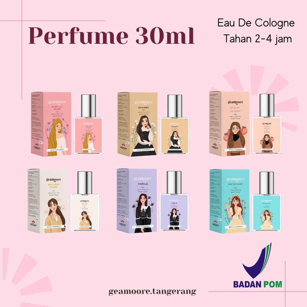 [SPRAY 30ml] PERFUME GEAMOORE / PARFUM GEAMOORE SUDAH BPOM