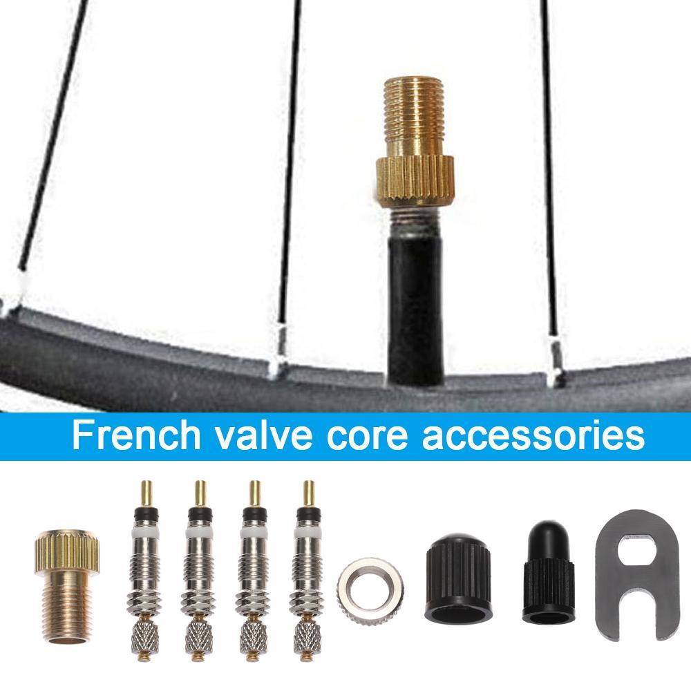 Populer French Presta Multi Set Sepeda MTB Aksesoris Pengganti Cores+Valve