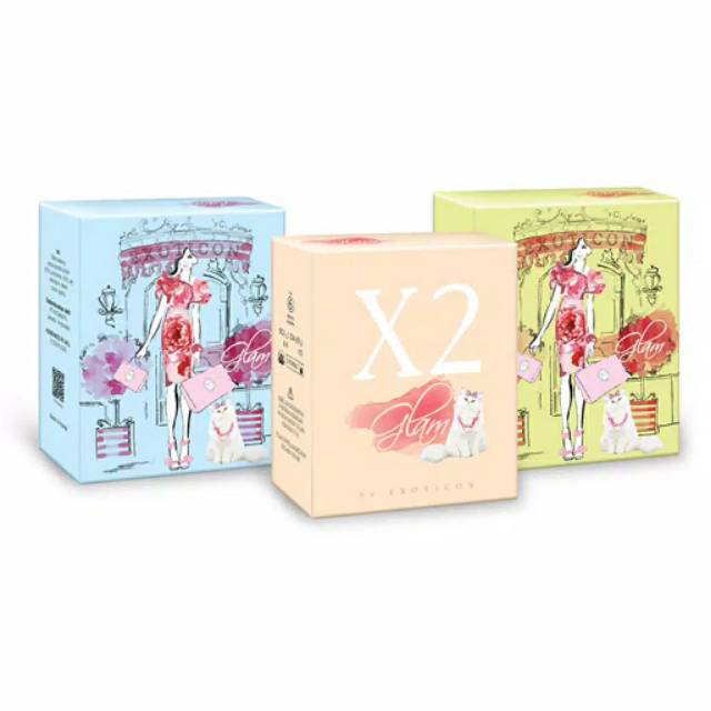 Softlens X2 Glam / Lensa Kontak X2 Glam