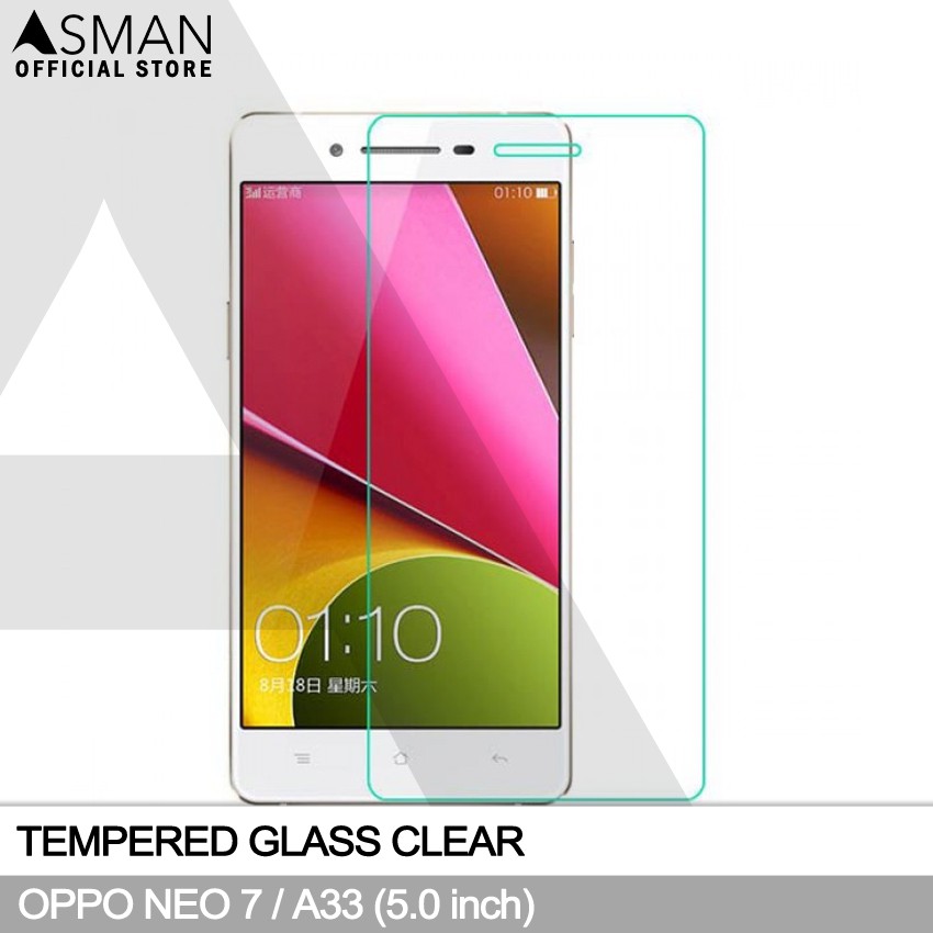 Tempered Glass OPPO Neo 7 / A33 (5.0&quot;) | Anti Gores Pelindung Layar Kaca - Bening