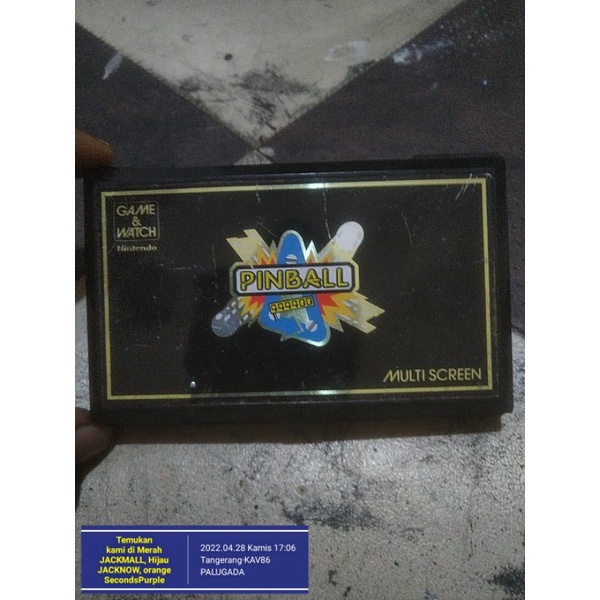 Nintendo Game Watch Pinball Vintage Classic