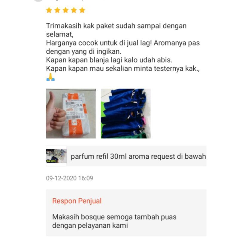 All Varian Parfum Refill 30 Ml Super Wangi Tahan Lama