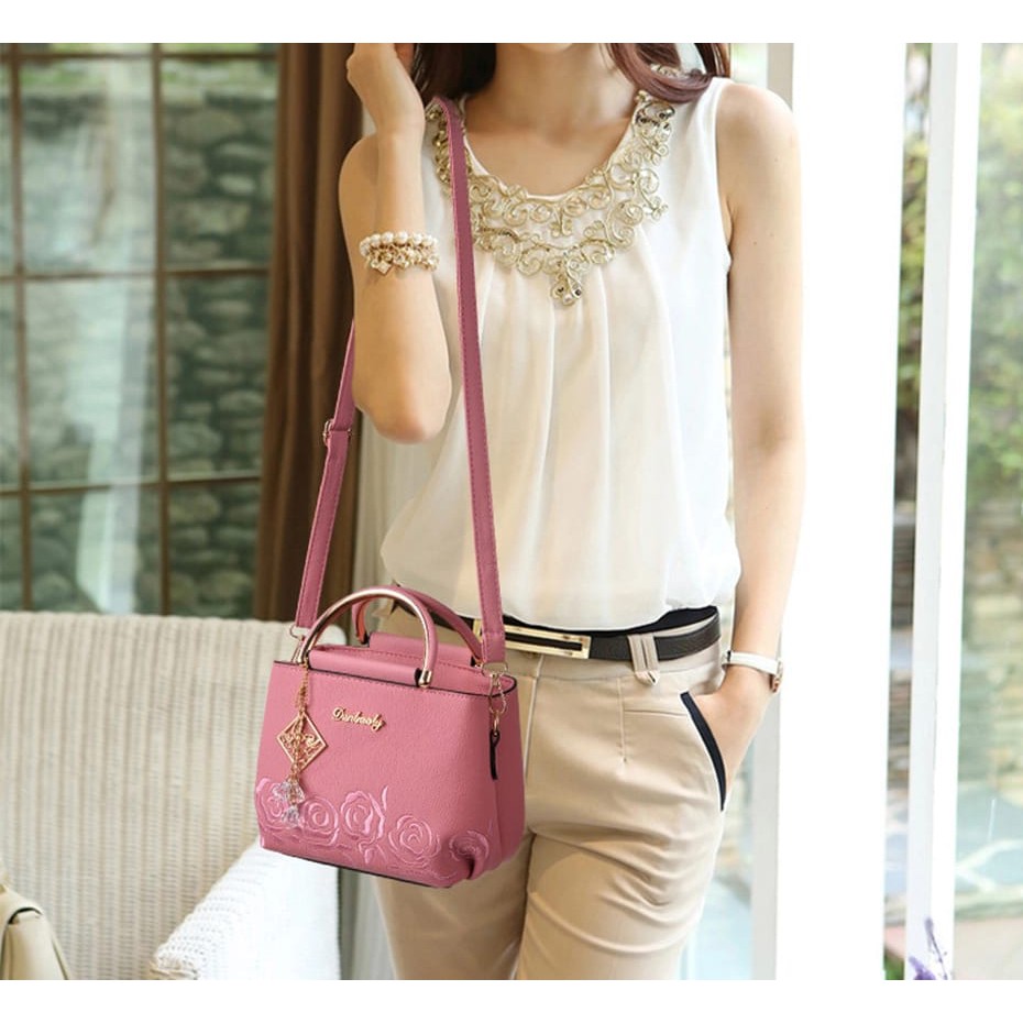 AZLAN_SHOP06 - TAS WANITA / SLINGBAGS KOREAN STYLE / TAS SELEMPANG / STYLISH BACKPACK