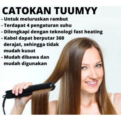 Catokan Sonar SN - 823 Splint Straight Hair Catok Plat Lurus