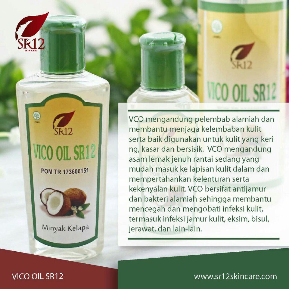 Terlaris Vico Oil Sr12 Virgin Coconut Oil Sr12 Minyak Kelapa Murni Indonesia