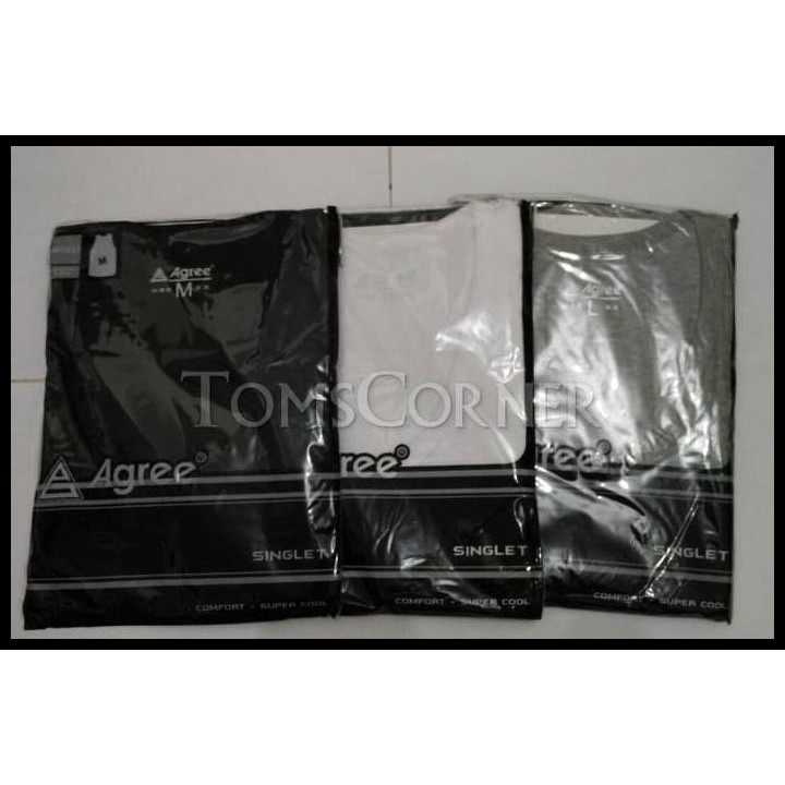 HOT DEAL KAOS DALAM PRIA | SINGLET AGREE | KUTANG RIDER GTMAN GT MAN CROCODILE - PUTIH, M