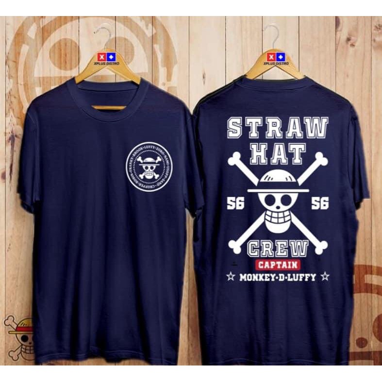 Tshirt Onepiece Crew Navy Mugiwara