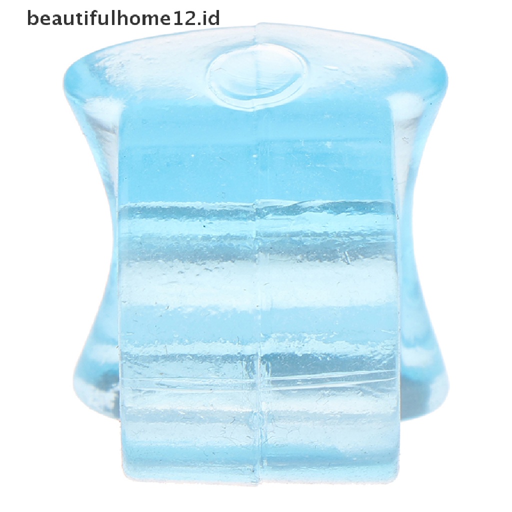 【beautifulhome12.id】 2pcs Silicone Gel Toe Spacer Separator Straightener Spreader Bunion Pain Relief .