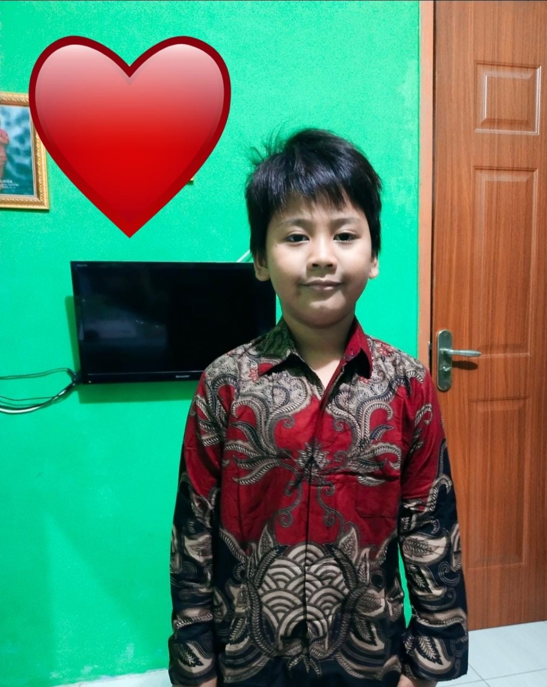 Batik Couple Ayah Dan Anak Laki Laki Modern