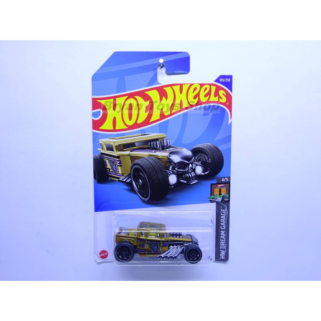 Hot Wheels Bone Shaker Gold No. 68