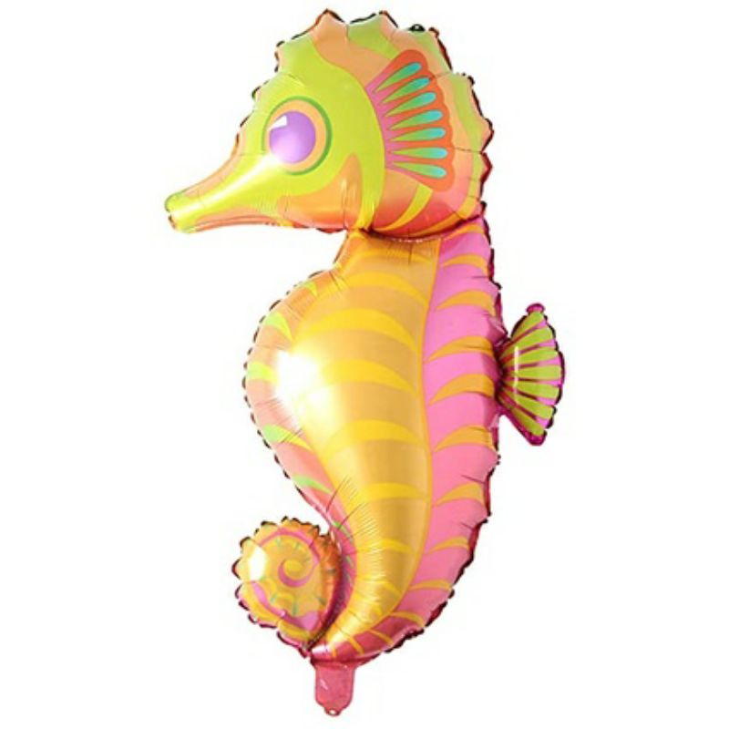 BALON FOIL KUDA LAUT JUMBO / BALON KUDA LAUT / BALON IKAN JUMBO / BALON KARAKTER JUMBO / SEA WORLD
