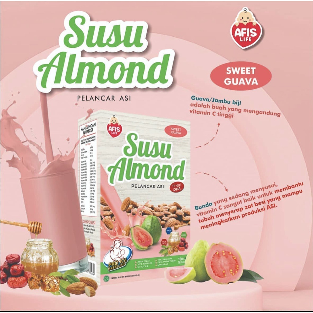 AFIS ALMOND SUSU PELANCAR ASI 200GR