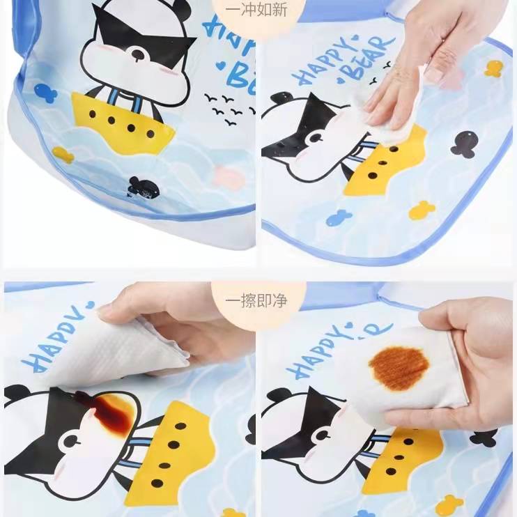 Bib Anak tahan air/Lucu Bib Celemek Anak Anti Basah/Clemek Makan Anak Anti Air/C 303